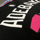 Men's Bam Adebayo 2020-21 Black Swingman Player Jersey – City Edition