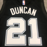 Men's Tim Duncan 2020 Black Swingman Player Jersey – City Edition