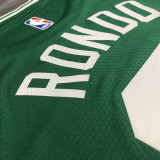 Rajon Rondo Men's Green Player Jersey- Icon Edition