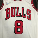 Men's Zach LaVine White Team Jersey - 75th Anniversary Edition