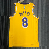 Men's Kobe Bryant Yellow Team Jersey - 75th Anniversary Edition