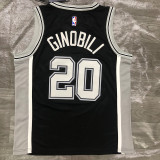 Men's Manu Ginóbili Black Swingman Player Jersey - Icon Edition