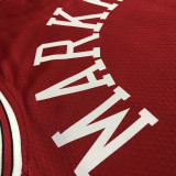 Men's Lauri Markkanen Red Team Jersey - 75th Anniversary Edition