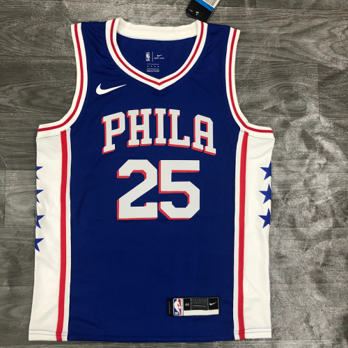 Men's Ben Simmons Royal 2020-21 Swingman Player Jersey - Icon Edition