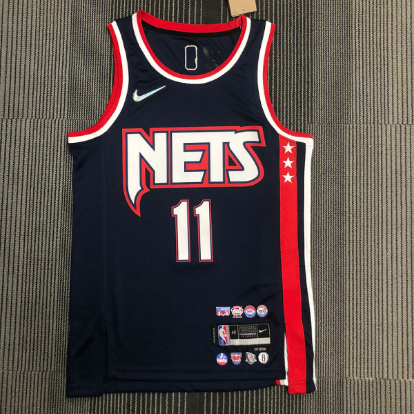 Men's Kyrie Irving Navy Team Jersey - 75th Anniversary City Edition