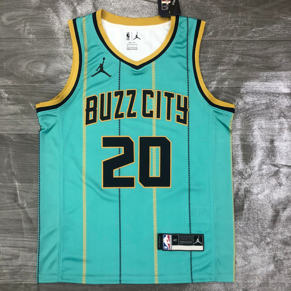 Men's Gordon Hayward Mint Green 2020-21 Swingman Player Jersey - City Edition
