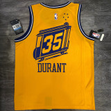 Kevin Durant Men's Yellow Player Jersey - The City Classic Edition
