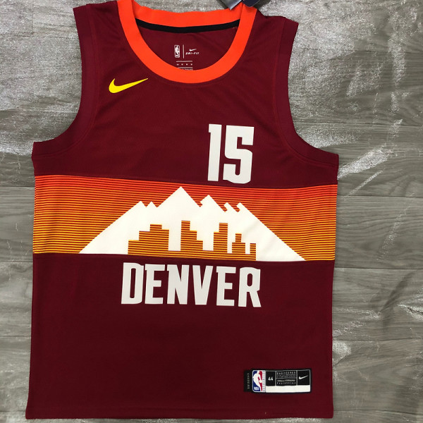 Men's Nikola Jokic Red 2020-21 Swingman Player Jersey – City Edition