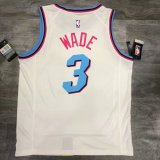 Dwyane Wade White Men's Player Jersey