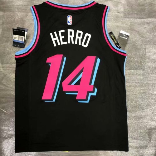 Tyler Herro Black Men's Player Jersey