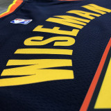 Men's James Wiseman 2020-21 Navy Swingman Jersey - City Edition