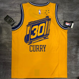 Stephen Curry Men's Yellow Player Jersey - The City Classic Edition