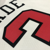 Men's Dwyane Wade White Team Jersey - 75th Anniversary Edition