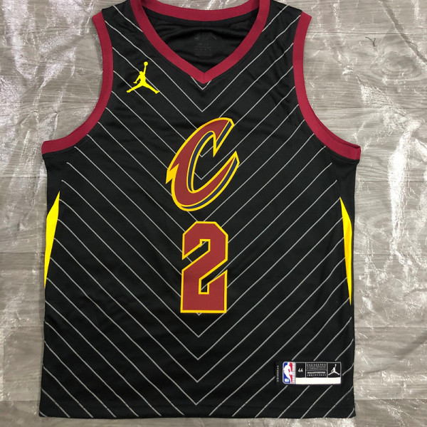 Kyrie Irving Men's Black Swingman Team Jersey - Statement Edition