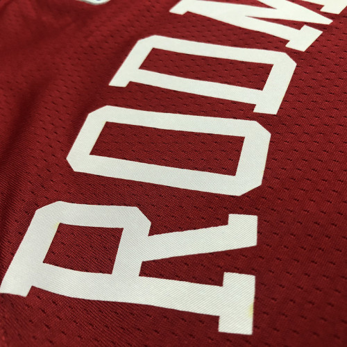 Men's Dennis Rodman Red Team Jersey - 75th Anniversary Edition
