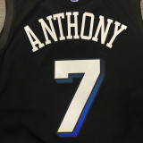 Carmelo Anthony Men's Black Swingman Team Jersey - City Edition