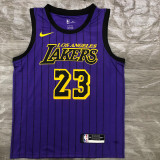 Men's LeBron James 2018-19 Purple Swingman Player Jersey - City Edition