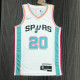 Men's Manu Ginóbili White Team Jersey - 75th Anniversary City Edition
