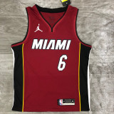 Men's LeBron James Red 2020-21 Swingman Player Jersey - Statement Edition