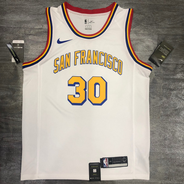 Stephen Curry Men's White Player Jersey - San Francisco Classic Edition