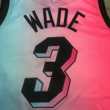 Men's Dwyane Wade 2020-21 Pink Swingman Player Jersey – City Edition