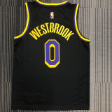 Russell Westbrook Men's Black Swingman Team Jersey - Earned Edition