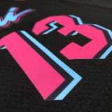 Men's Bam Adebayo 2020-21 Black Swingman Player Jersey – City Edition