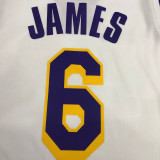Men's LeBron James 2020-21 White Player Jersey - Retro Classical Edition