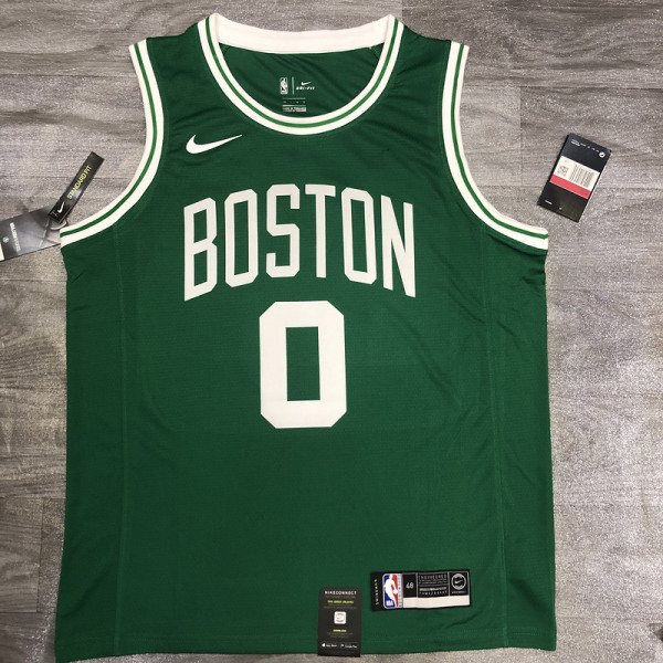 Jayson Tatum Men's Green Player Jersey- Icon Edition