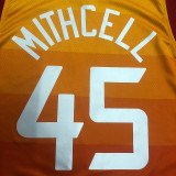 Donovan Mitchell Men's Orange Swingman Team Jersey - City Edition
