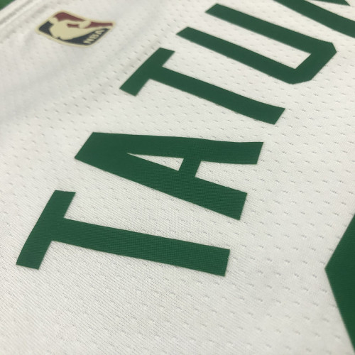 Jayson Tatum Men's White 2021-22 75th Anniversary Jersey - Classic Edition
