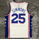 Men's Ben Simmons White 2020-21 Swingman Player Jersey - Association Edition