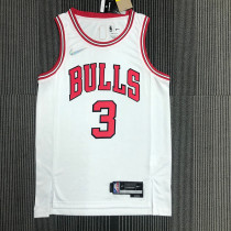 Men's Dwyane Wade White Team Jersey - 75th Anniversary Edition