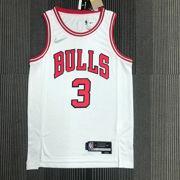 Men's Dwyane Wade White Team Jersey - 75th Anniversary Edition