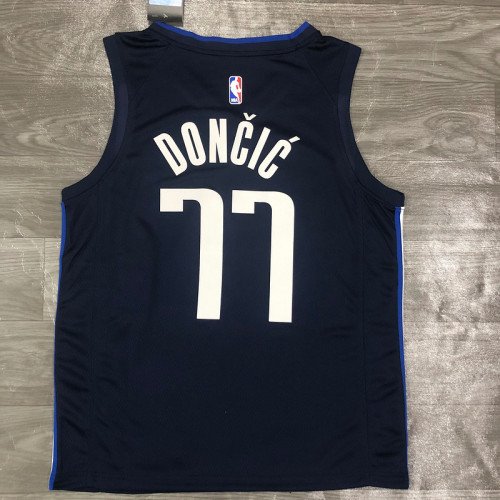 Men's Luka Doncic Navy 2020-21 Player Jersey - Statement Edition