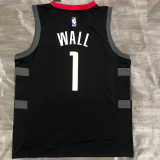 Men's John Wall Black 2020-21 Swingman Player Jersey - Statement Edition
