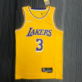 Men's Anthony Davis Yellow Team Jersey - 75th Anniversary Edition