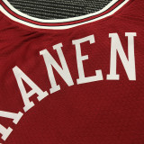 Men's Lauri Markkanen Red Team Jersey - 75th Anniversary Edition