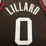 Men's Damian Lillard Brown 2020-21 Player Swingman Jersey - City Edition