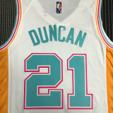 Men's Tim Duncan White Team Jersey - 75th Anniversary City Edition