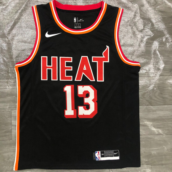 Men's Bam Adebayo Black Classics Swingman Player Jersey
