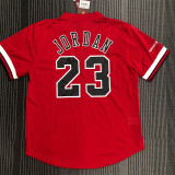 Michael Jordan Men's Red Player Jersey - Throwback Edition
