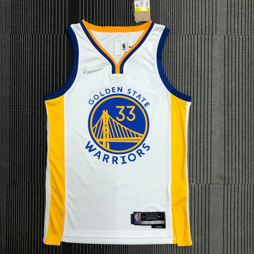 Men's James Wiseman White Team Jersey - 75th Anniversary Edition
