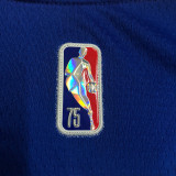 Men's Jordan Poole Blue Team Jersey - 75th Anniversary Edition