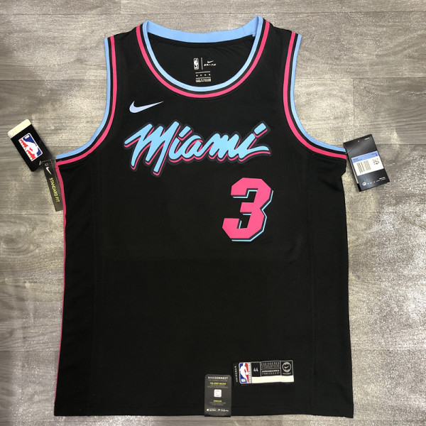 Dwyane Wade Men's Black Player Jersey - Retro Classic Edition