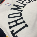 Men's Klay Thompson White Swingman Throwback Jersey - Retro Classics Edition