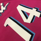Tyler Herro Men's Pink Player Jersey - Retro Classic Edition