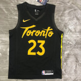 Men's Fred VanVleet Black Swingman Player Jersey – City Edition