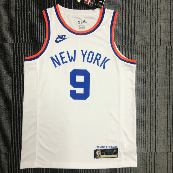 RJ Barrett Men's White 2021-22 75th Anniversary Jersey - Classic Edition
