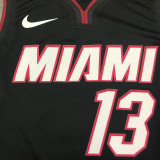 Men's Bam Adebayo 2020-21 Black Swingman Player Jersey - Icon Edition